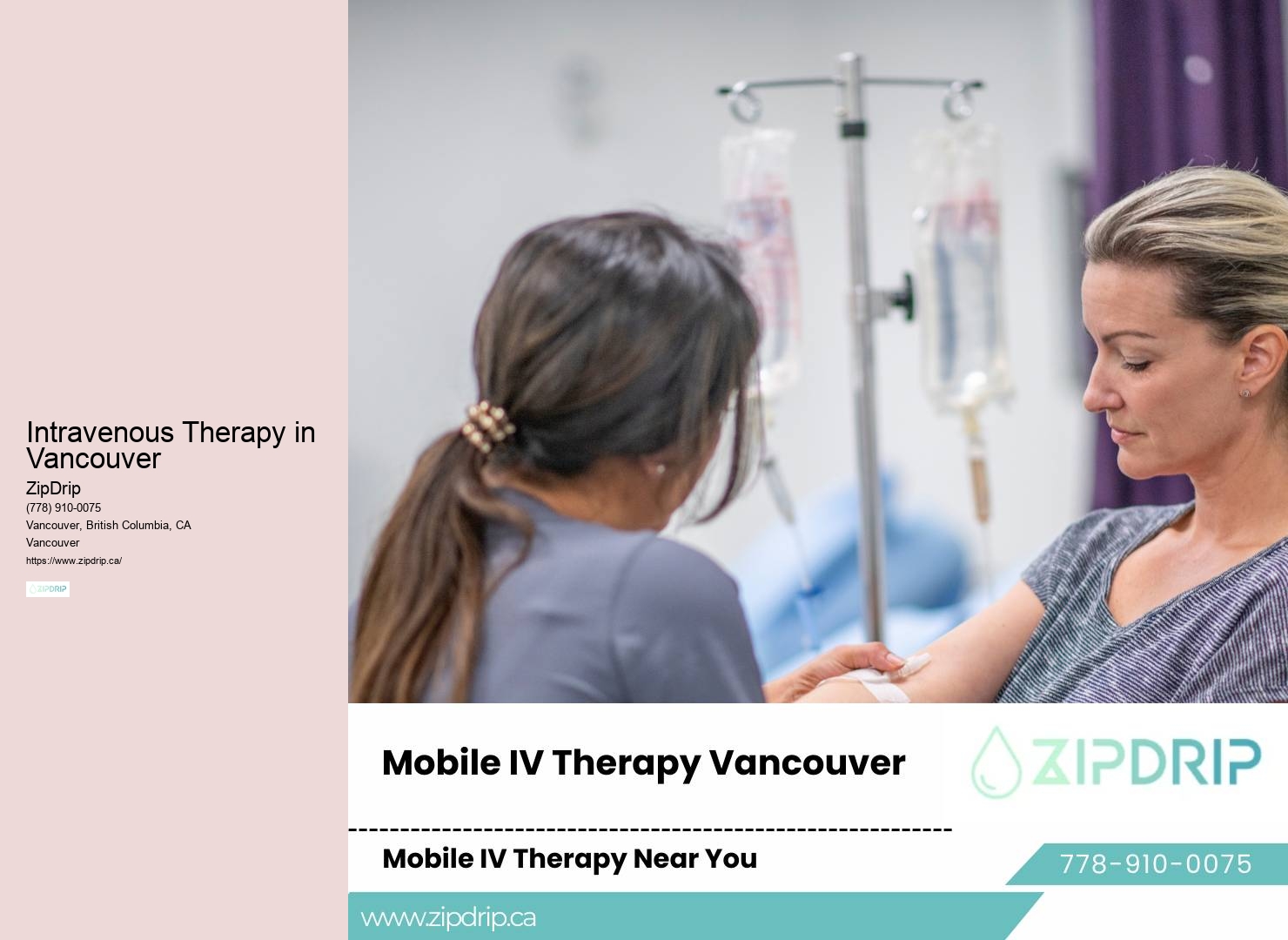 IV Therapy for Hangover Relief Vancouver