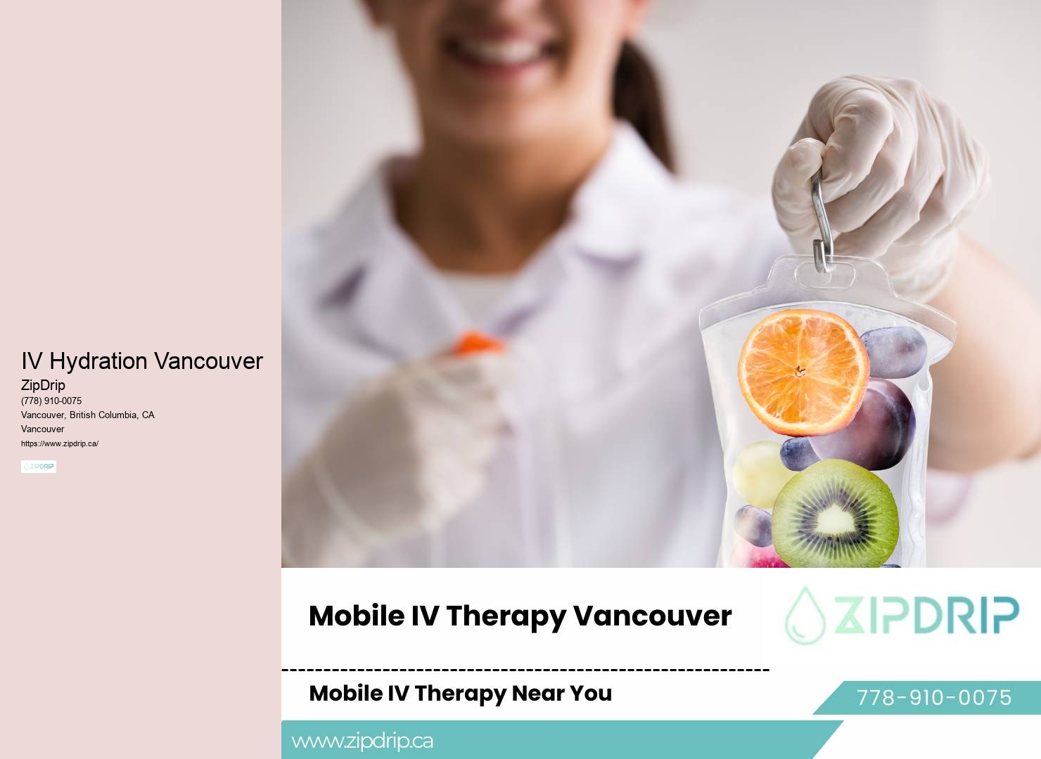 Vancouver Mobile IV Nutrient Therapy