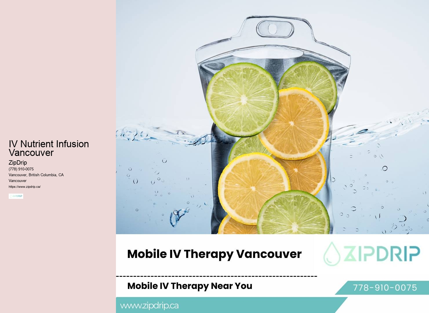 Vitamin IV Therapy Vancouver