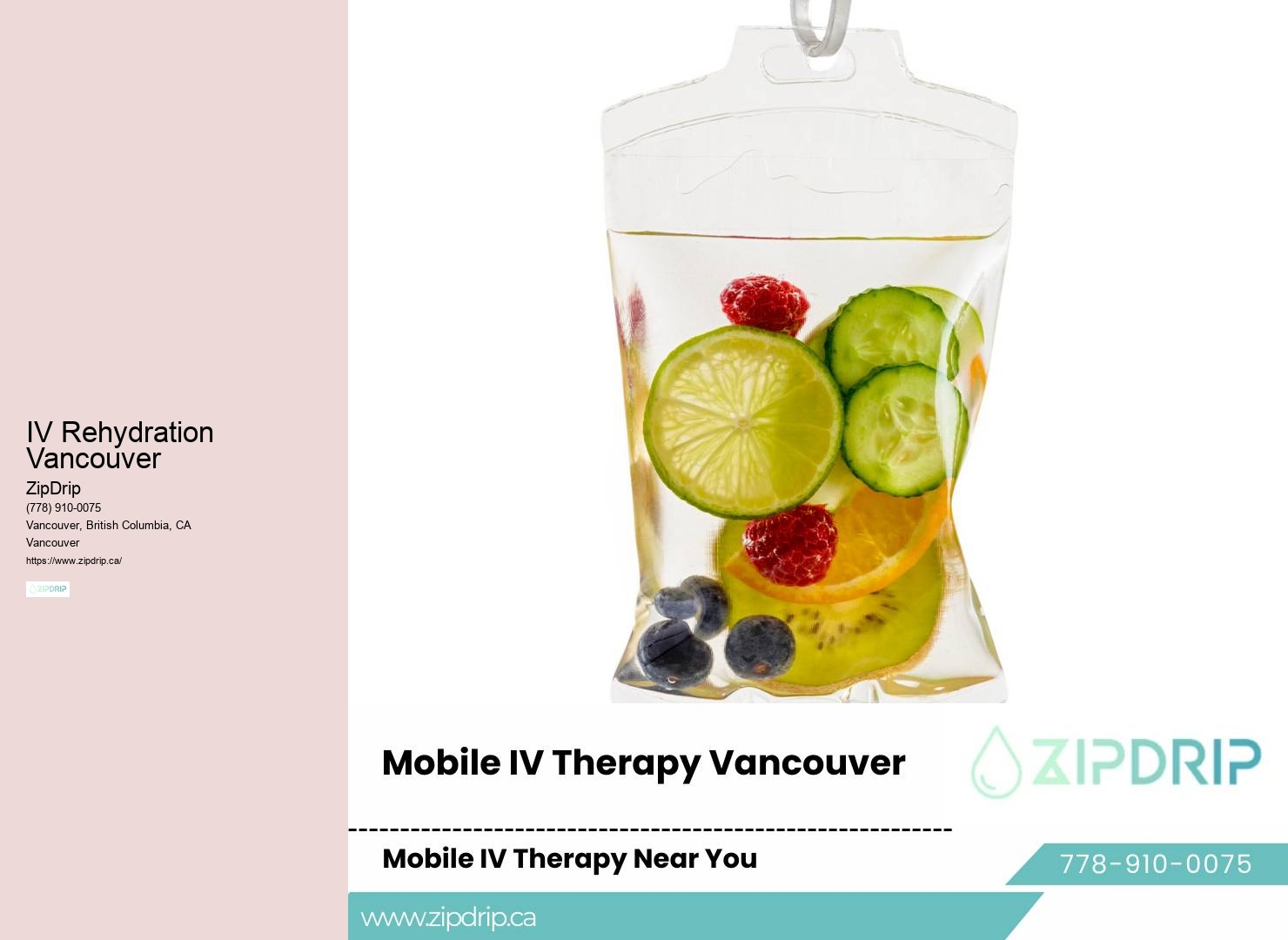 IV Hydration for Restoration