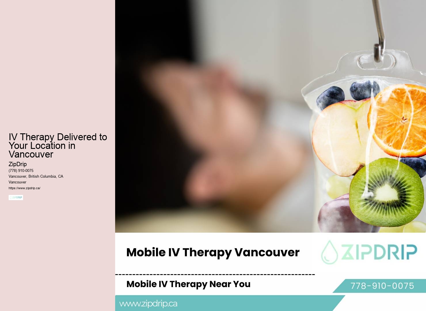 IV Therapy for Rejuvenation