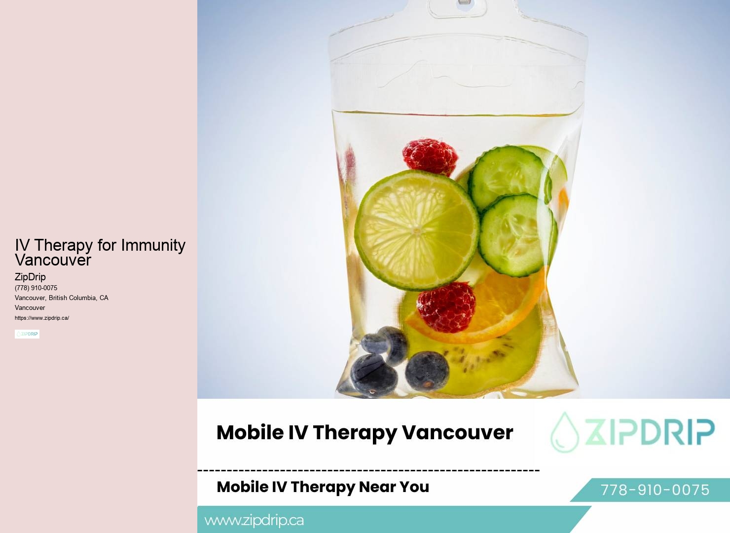 IV Therapy for Hangover Cleanse Vancouver