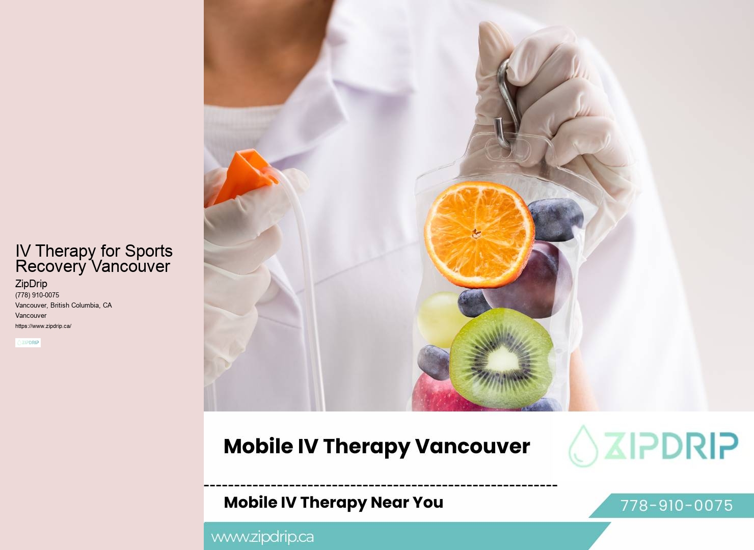 Hydration Therapy Vancouver
