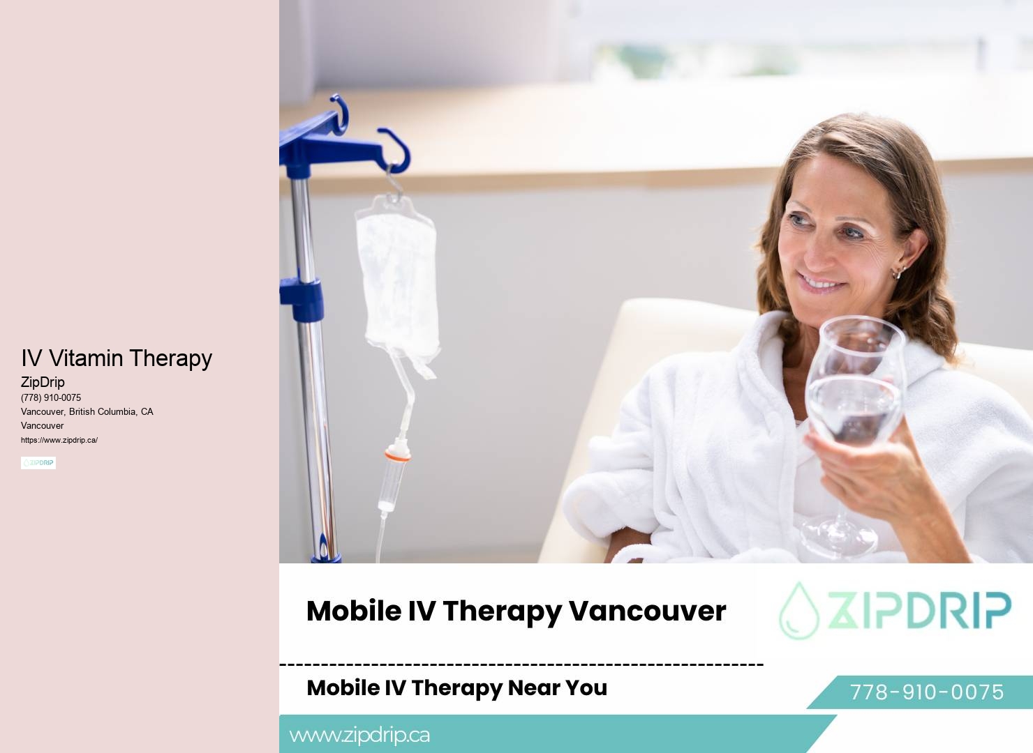 Vancouver IV Therapy for Hangover Hydration