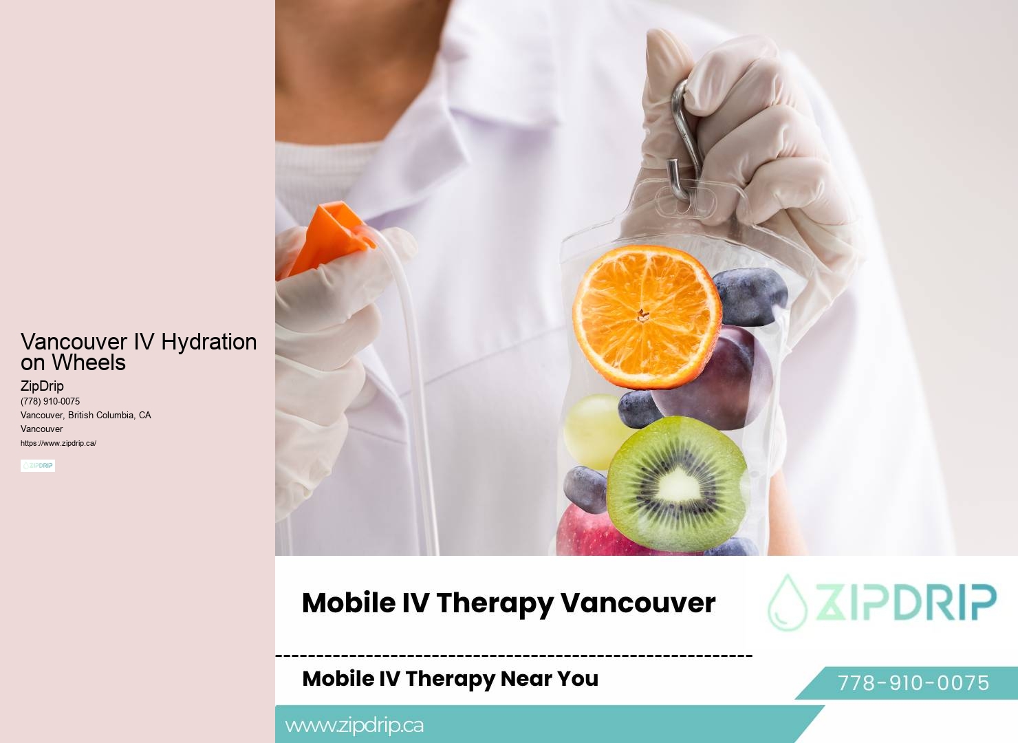 IV Therapy for Energy Vancouver
