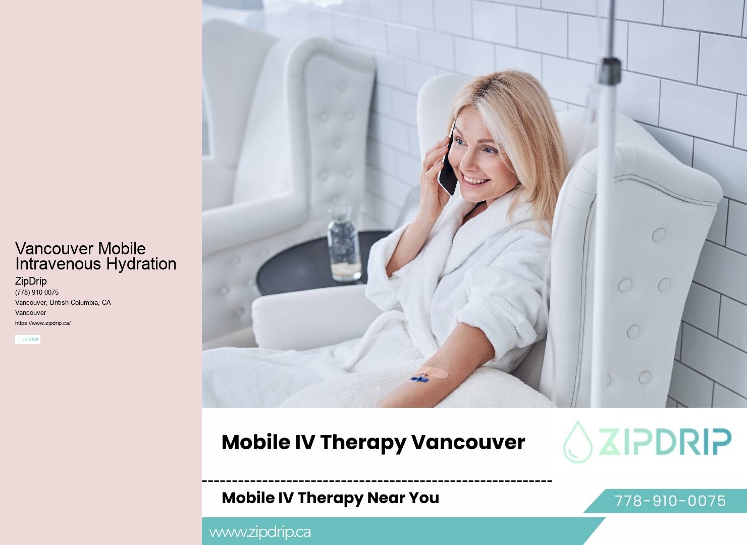 Mobile IV Infusion Services Vancouver