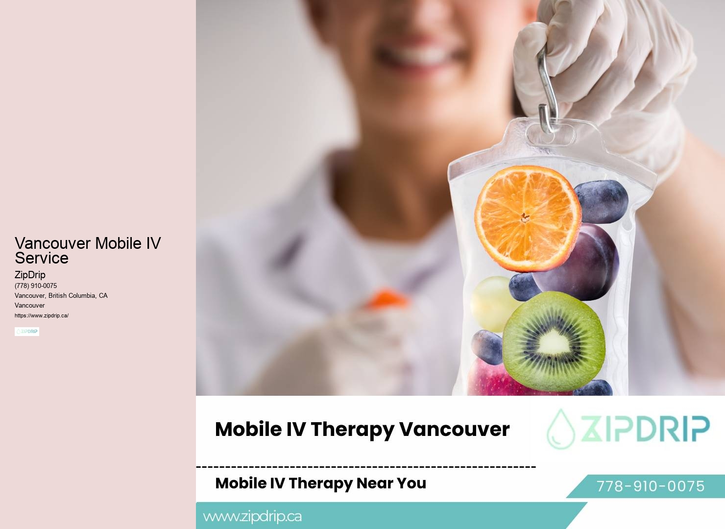 Vancouver IV Nutrient Infusion Therapy