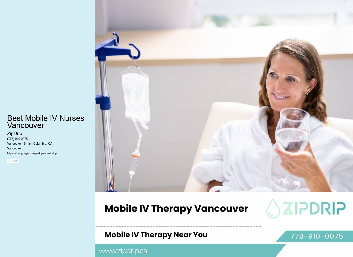 Mobile IV Therapy For Busy Professionals