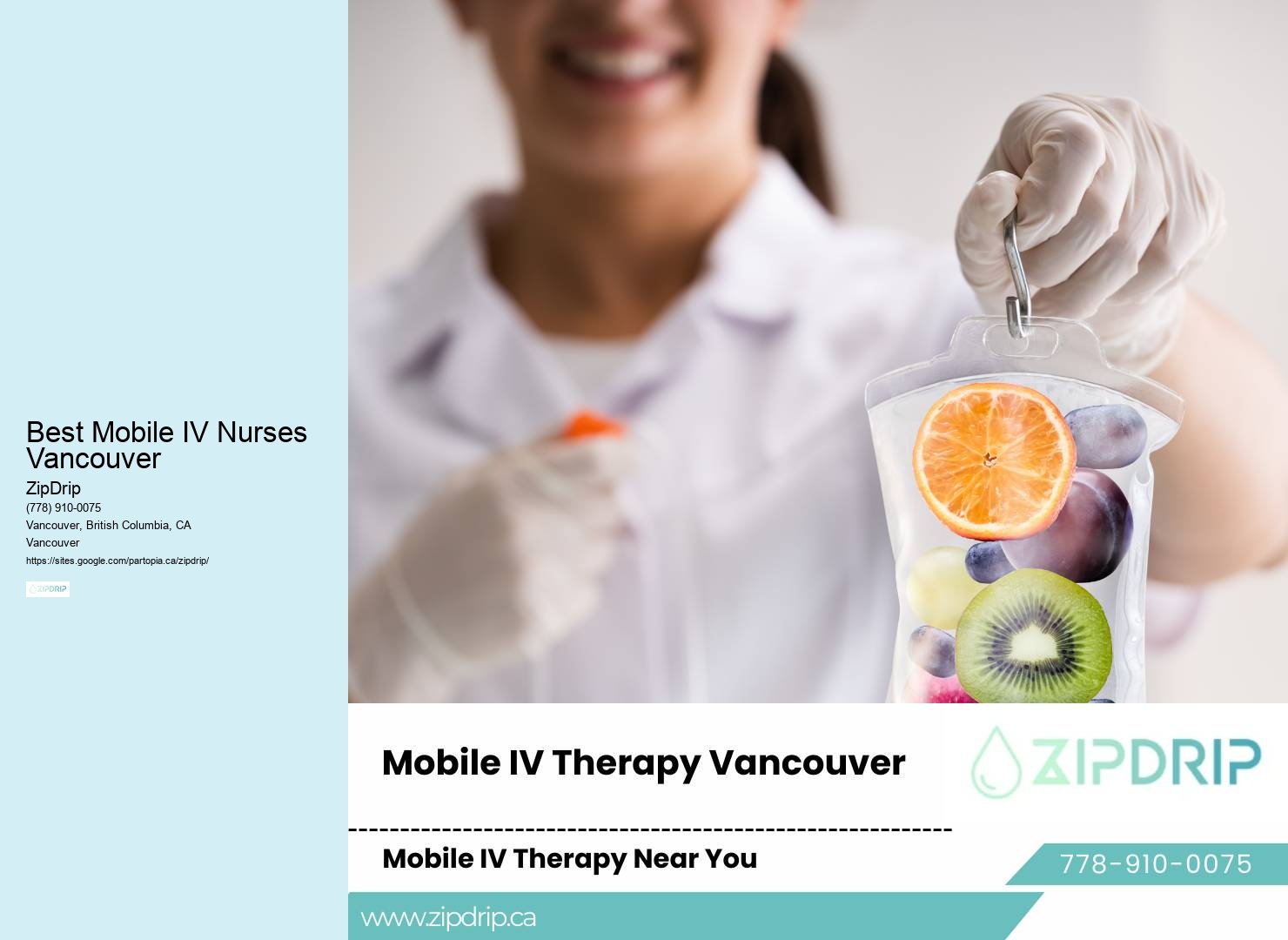 Best Mobile IV Nurses Vancouver Mobile IV Therapy Specialists