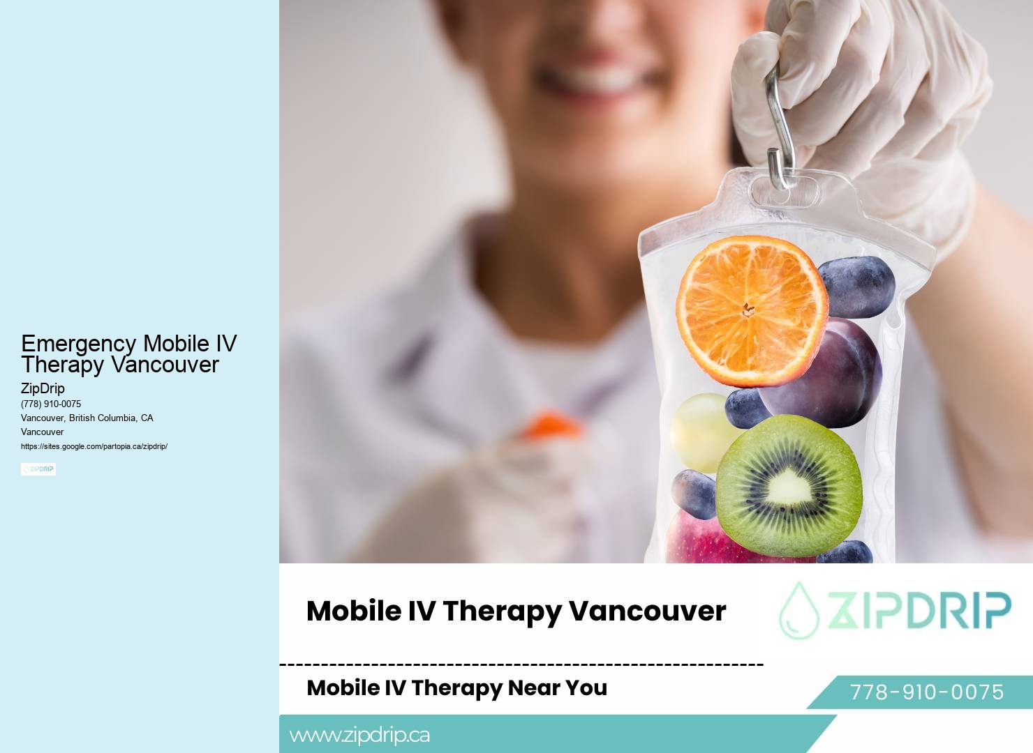 Emergency Mobile IV Therapy Vancouver IV Therapy For Energy And Stamina