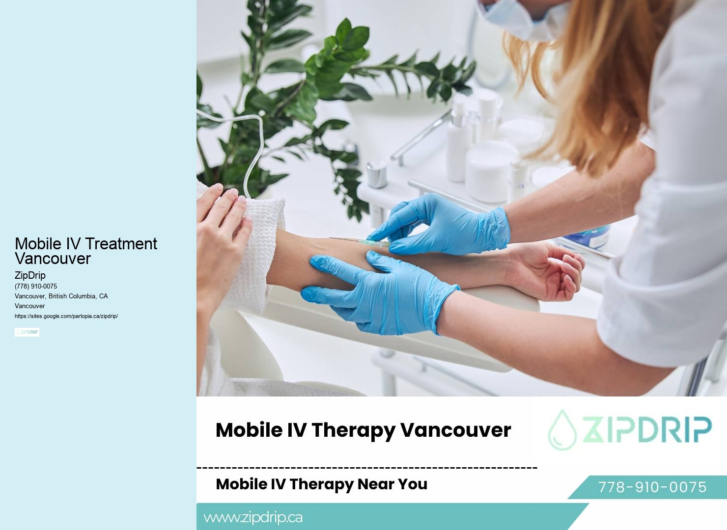 Mobile IV Treatment Vancouver IV Therapy Health Benefits