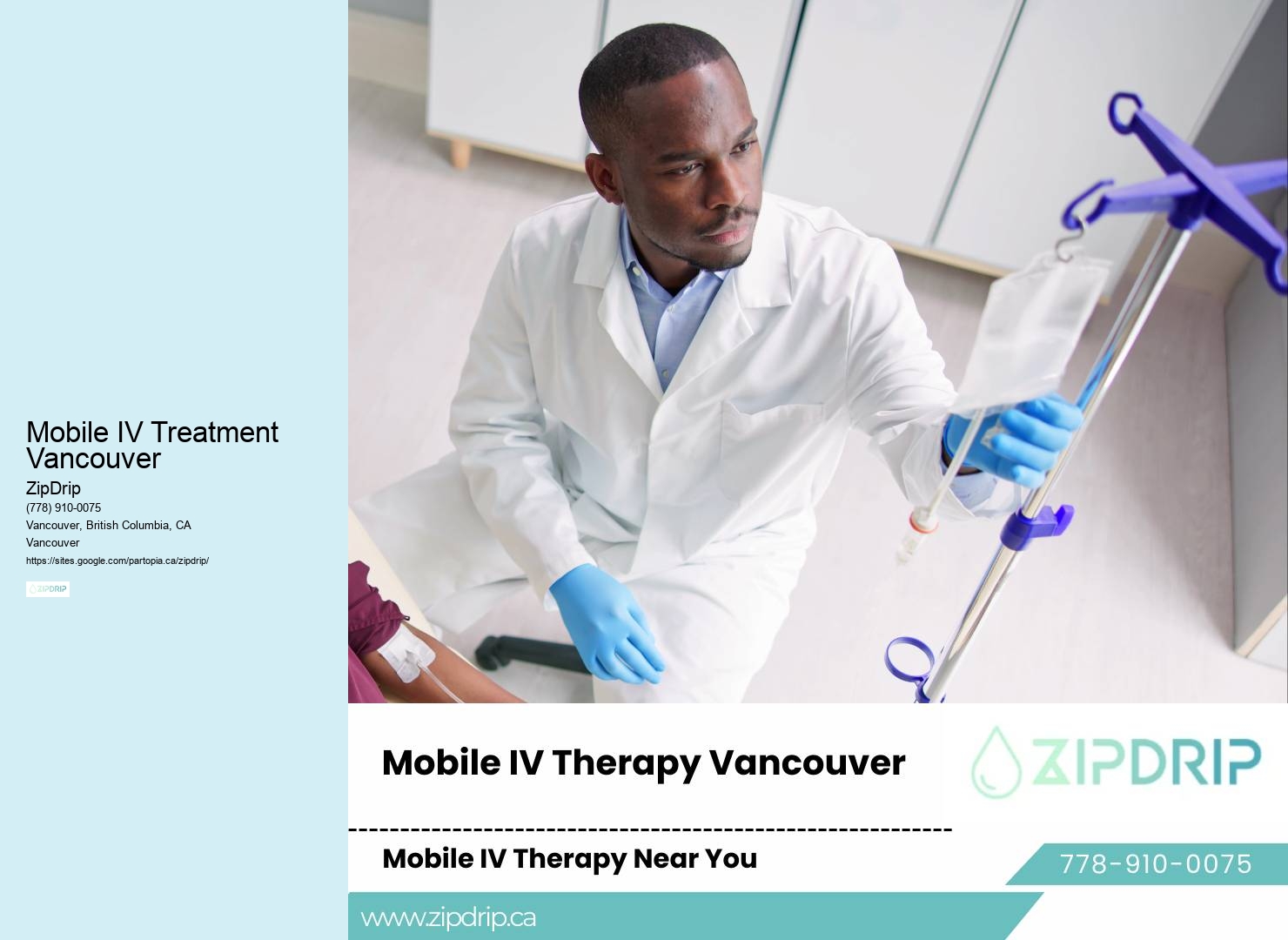 IV Drip at Home Mobile IV Treatment Vancouver