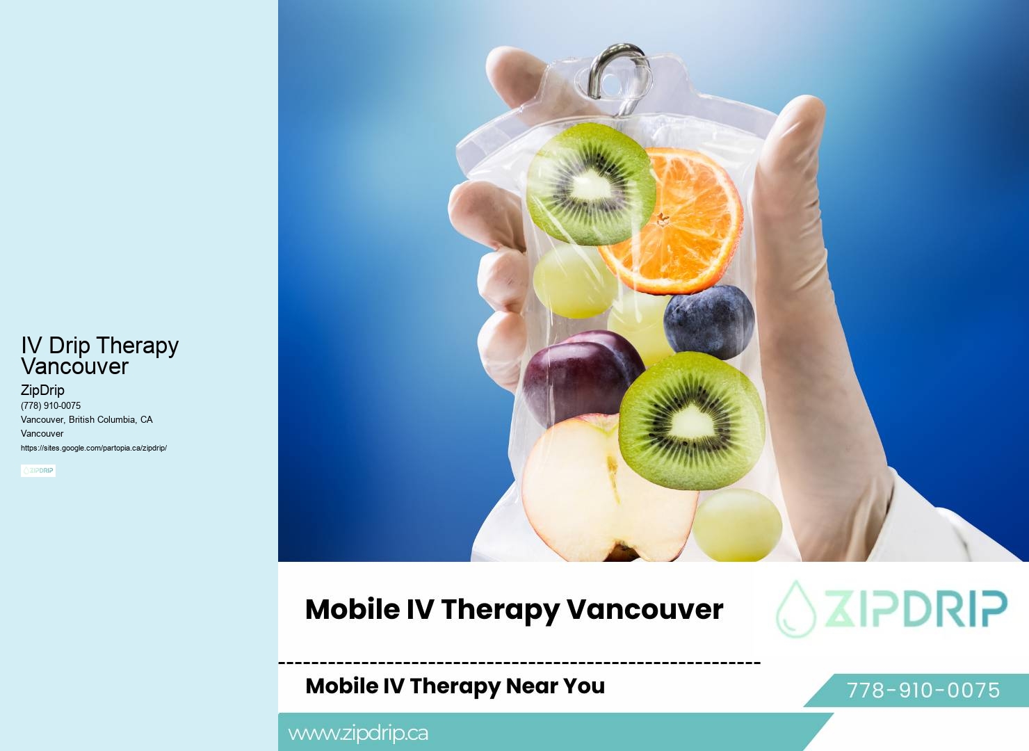 At-Home IV Therapy Specialists IV Drip Therapy Vancouver
