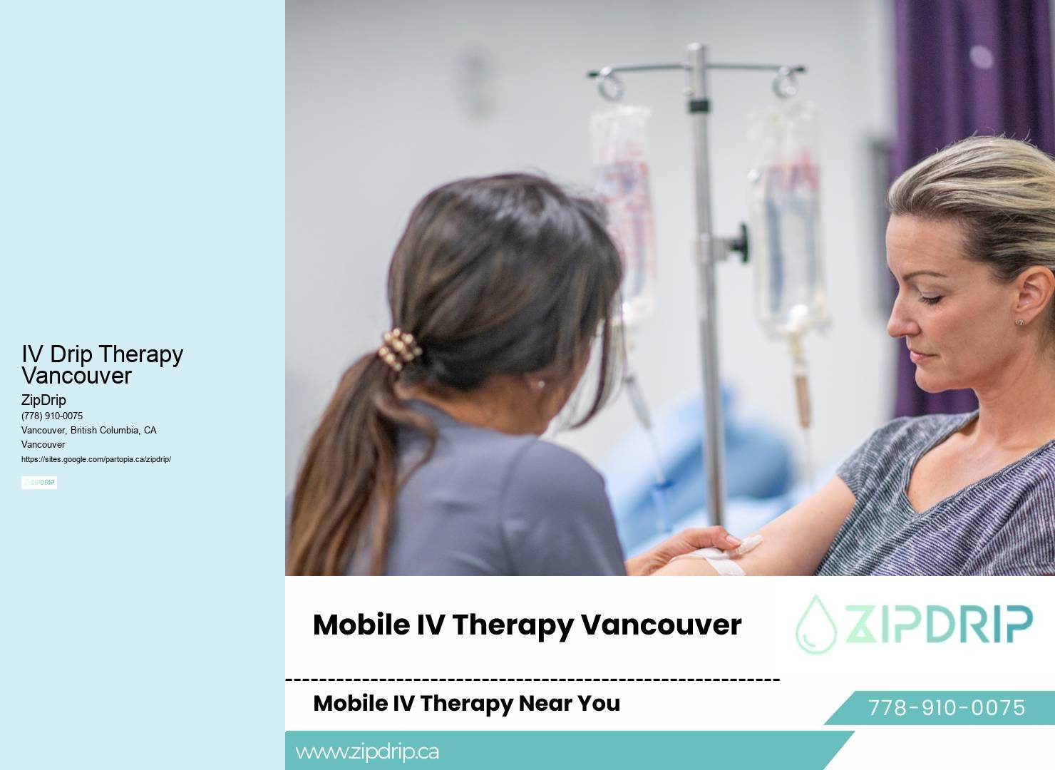 IV Drip Therapy Vancouver IV Therapy For Energy And Stamina