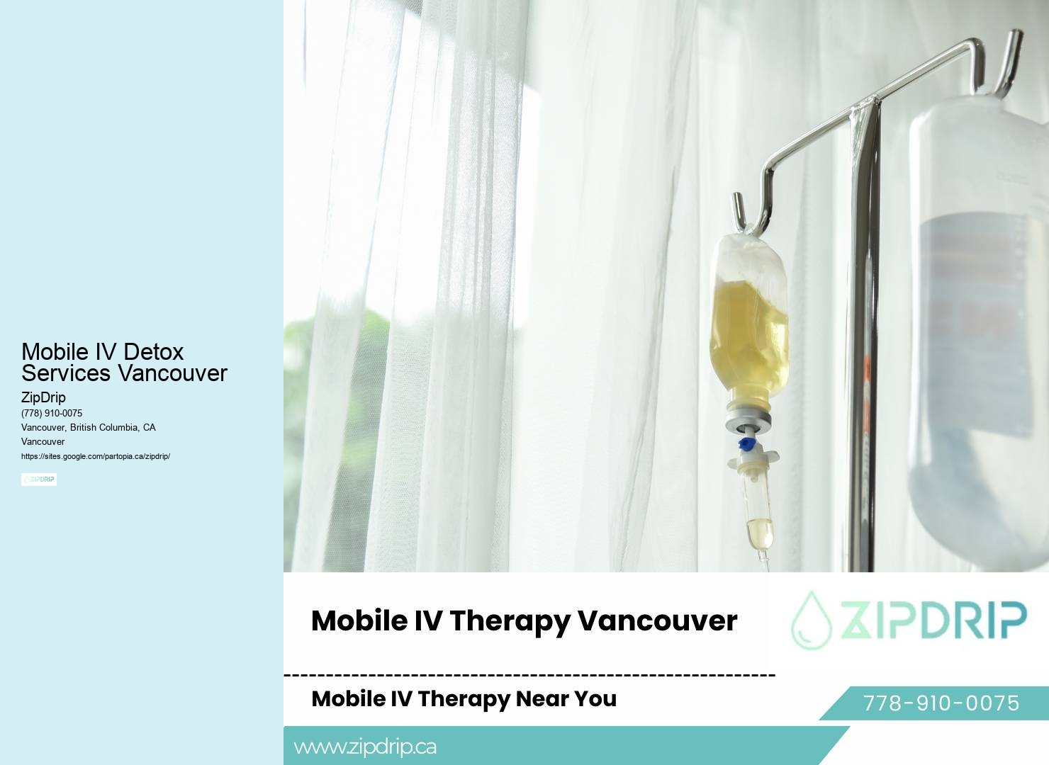 Mobile Detox IV Mobile IV Detox Services Vancouver