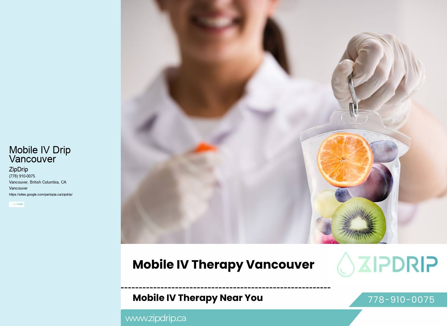 IV Therapy for Immune System Strengthening Mobile IV Drip Vancouver
