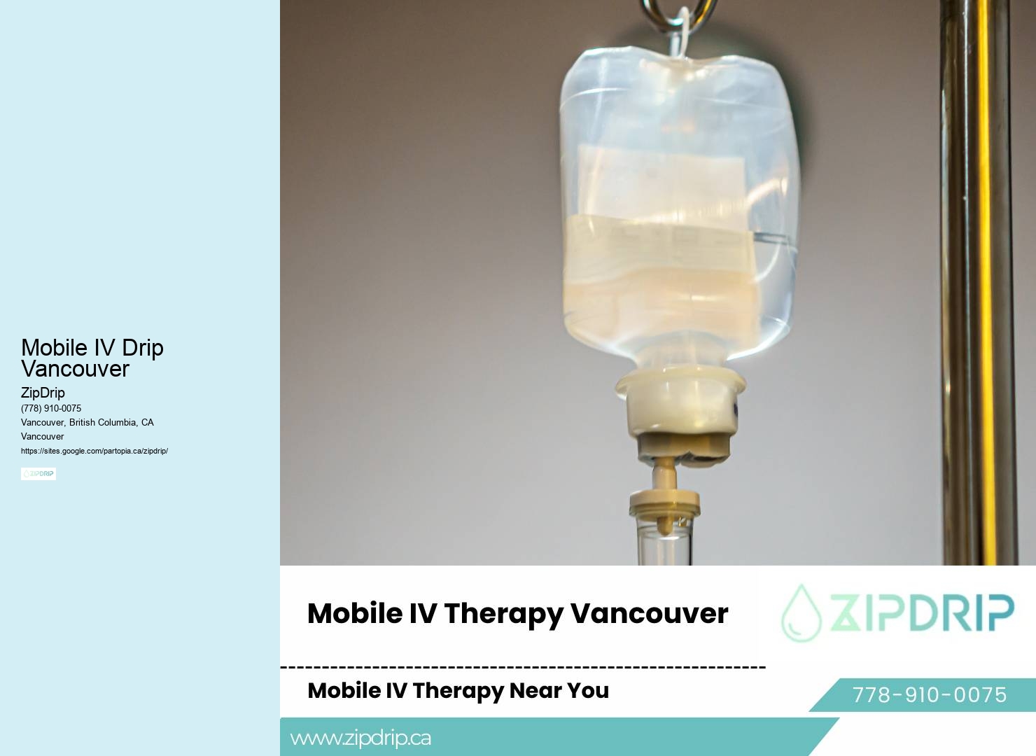 IV Therapy for Immune Boost Mobile IV Drip Vancouver