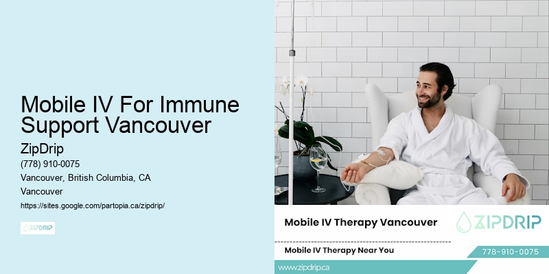 Mobile IV For Immune Support Vancouver