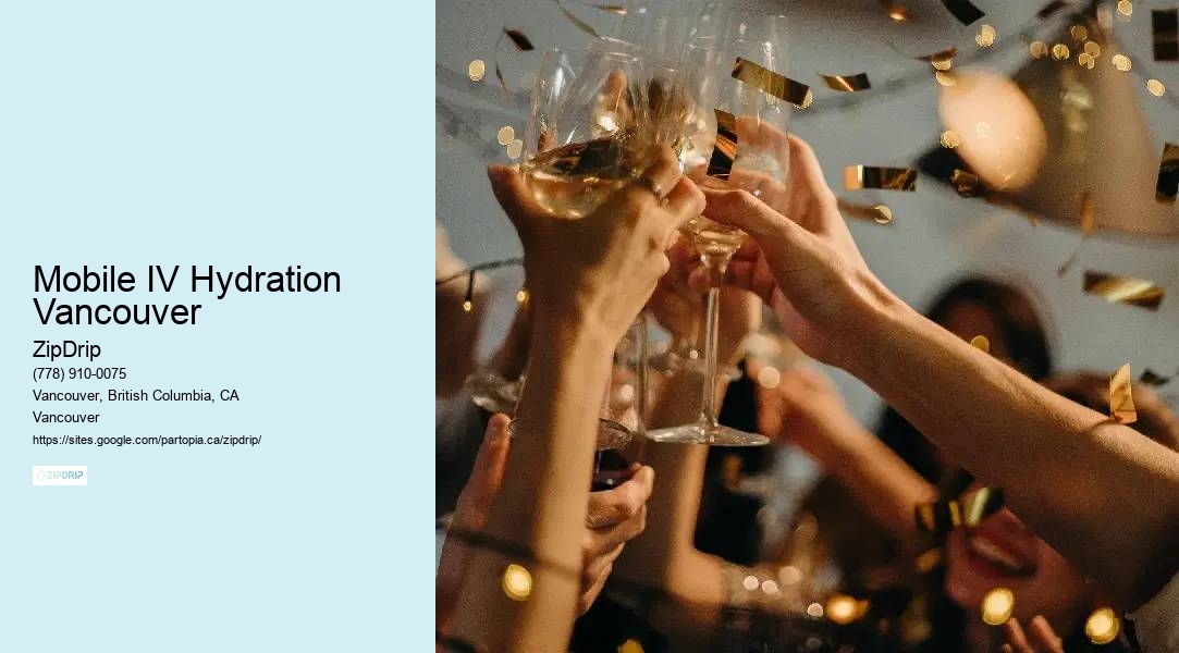Mobile IV Services for Families Mobile IV Hydration Vancouver