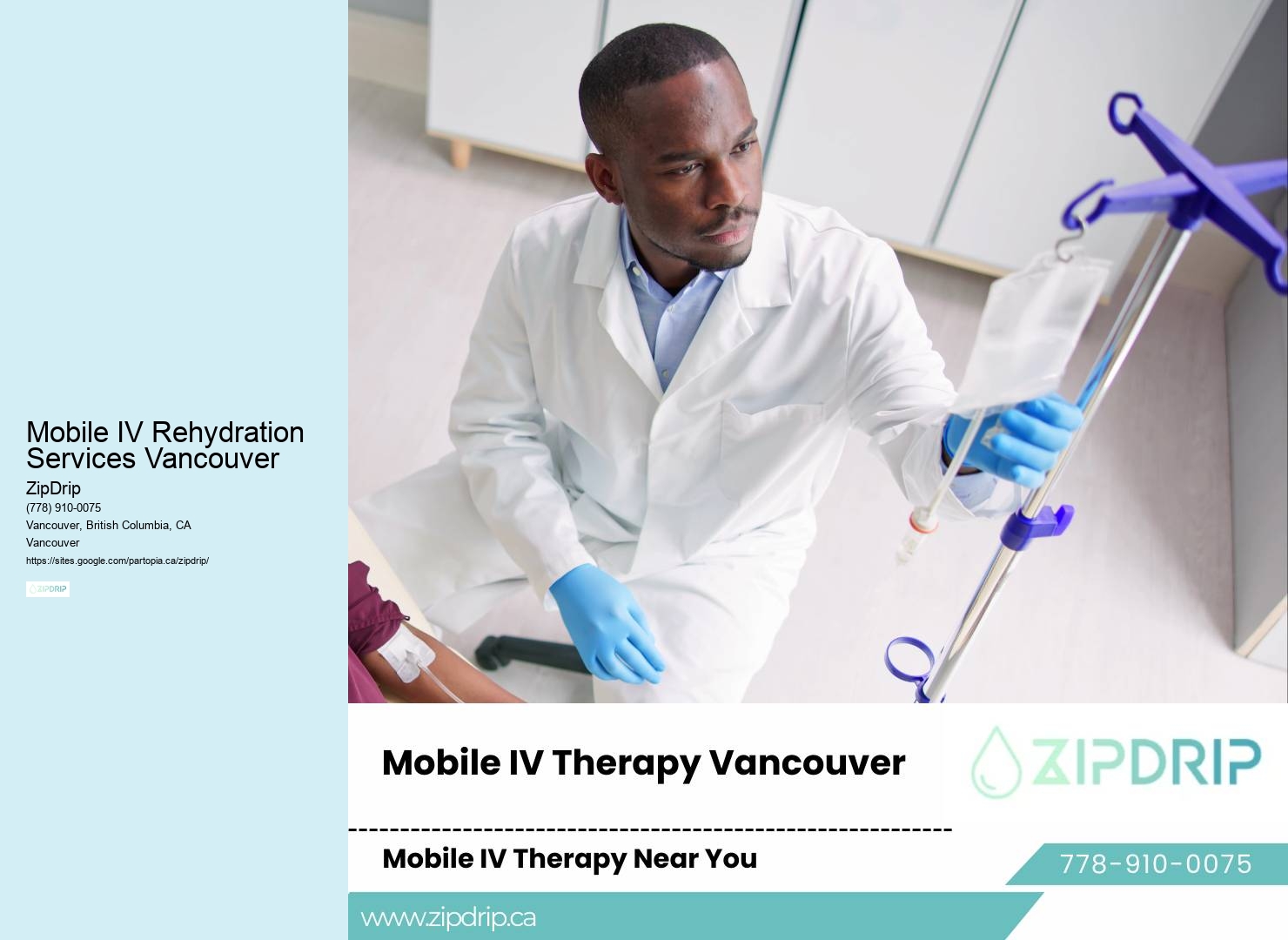 Mobile IV Rehydration Services Vancouver IV Therapy for Blood Sugar Support