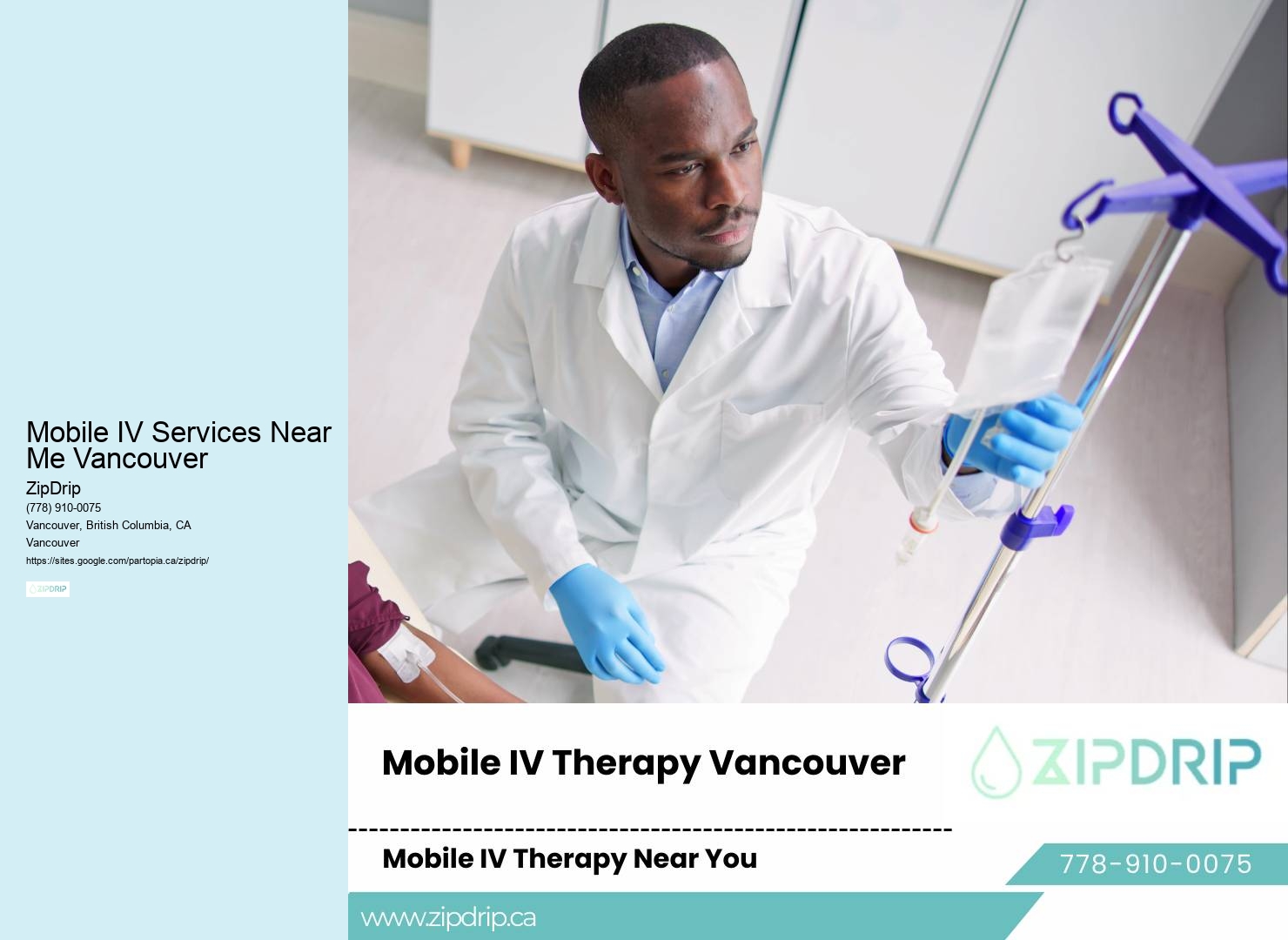 IV Hydration for Busy Professionals Mobile IV Services Near Me Vancouver