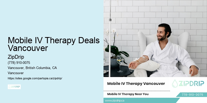 Mobile IV Therapy Deals Vancouver