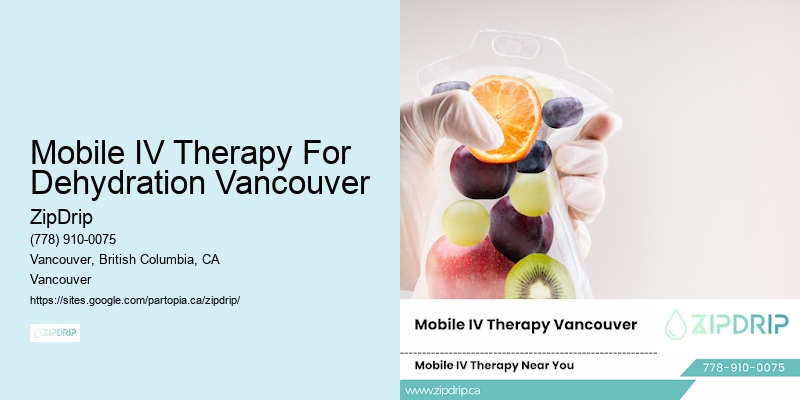 Mobile IV Therapy For Dehydration Vancouver