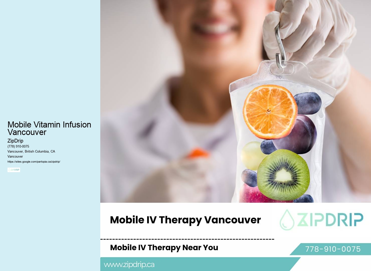 Mobile IV Therapy For Improved Wellness