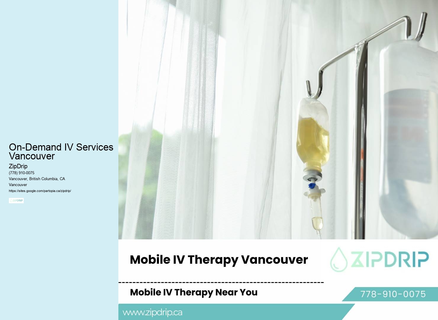 IV Infusion for Migraines On-Demand IV Services Vancouver