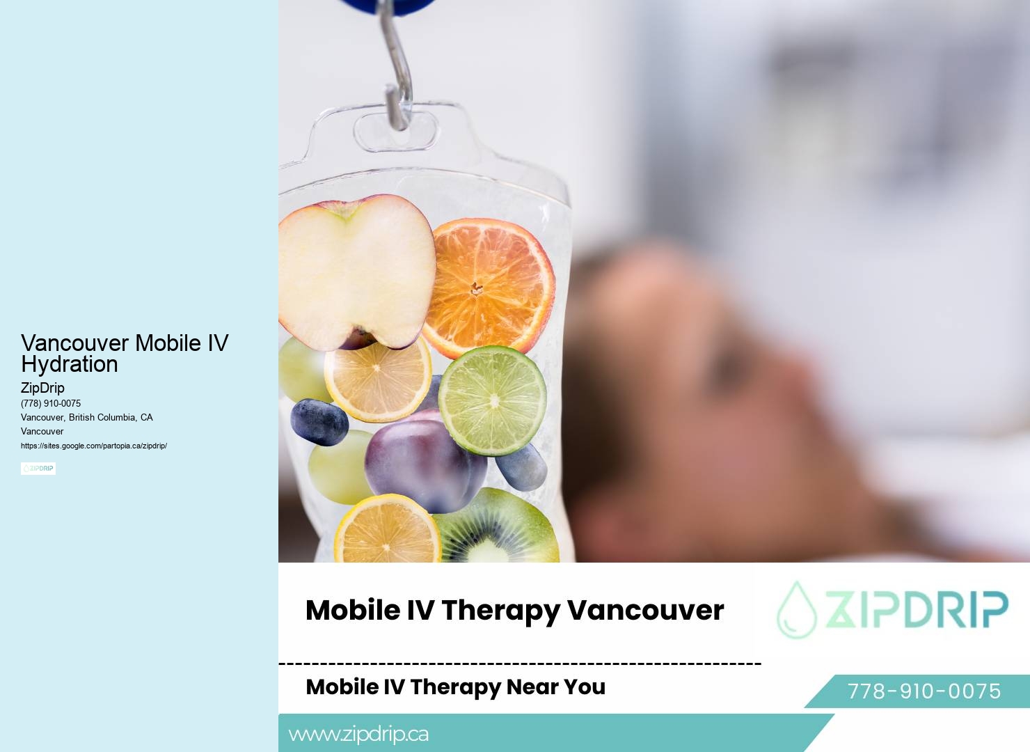 Vancouver Mobile IV Hydration Mobile IV Therapy For Skin Health