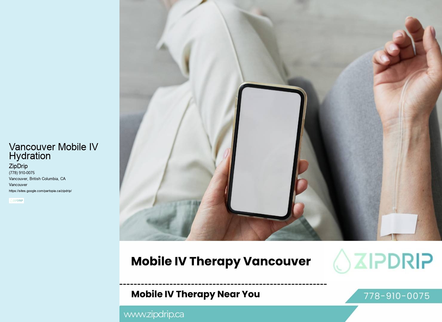 Vancouver Mobile IV Hydration Mobile IV For Migraine Relief