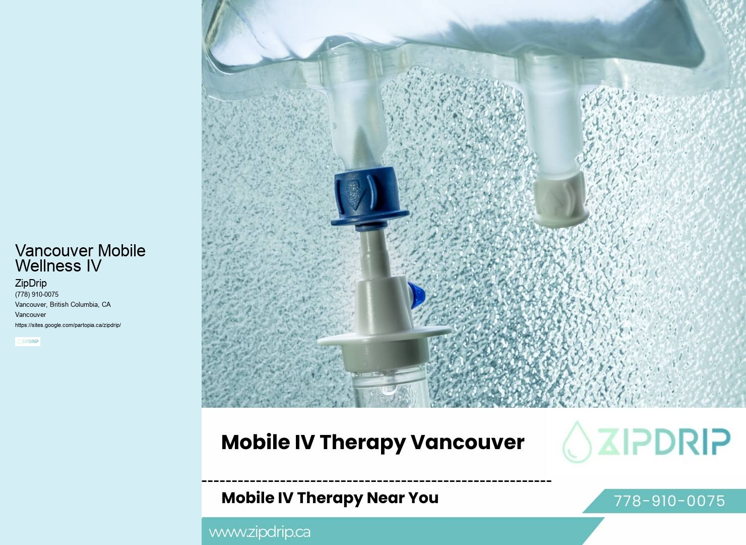 Vancouver Mobile Wellness IV IV Drip Services