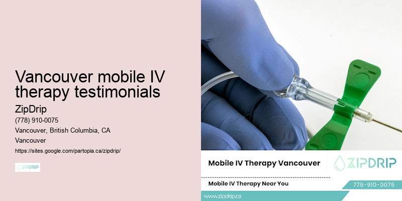 Vancouver mobile IV therapy testimonials