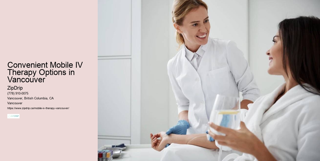 In-home IV therapy for Vancouver residents
