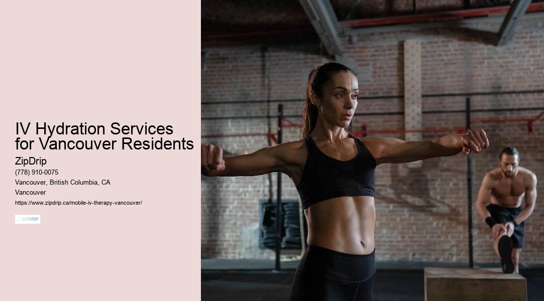 Vancouver's on-demand IV hydration team