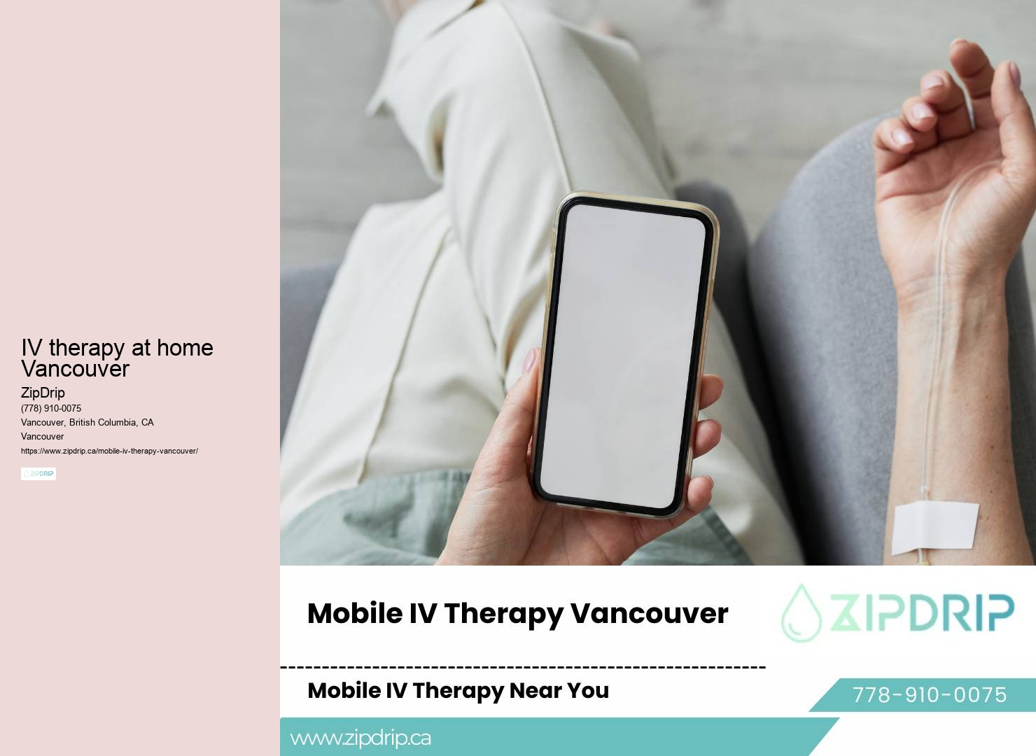 IV therapy at home Vancouver