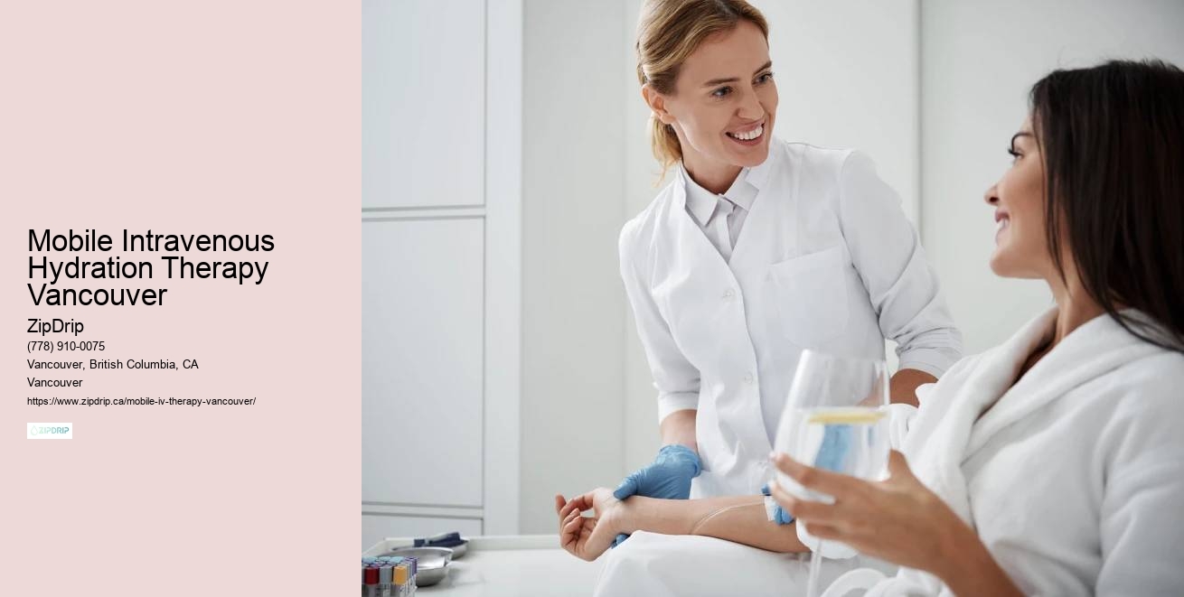 IV therapy delivered to your door Vancouver
