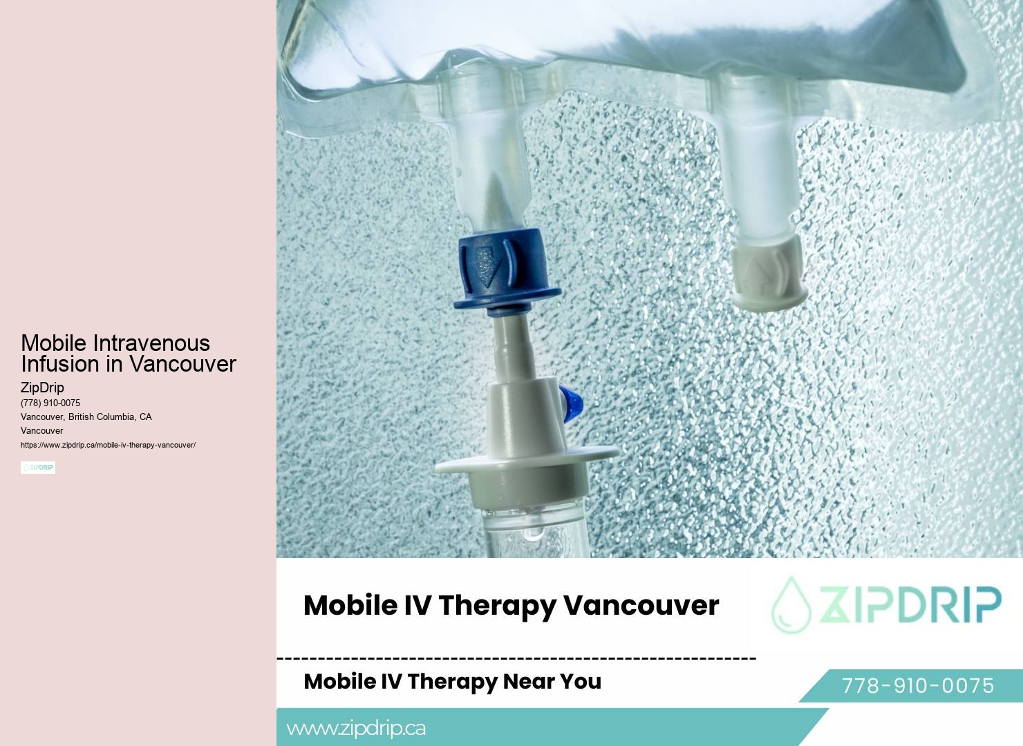 IV Therapy for Dehydration Vancouver