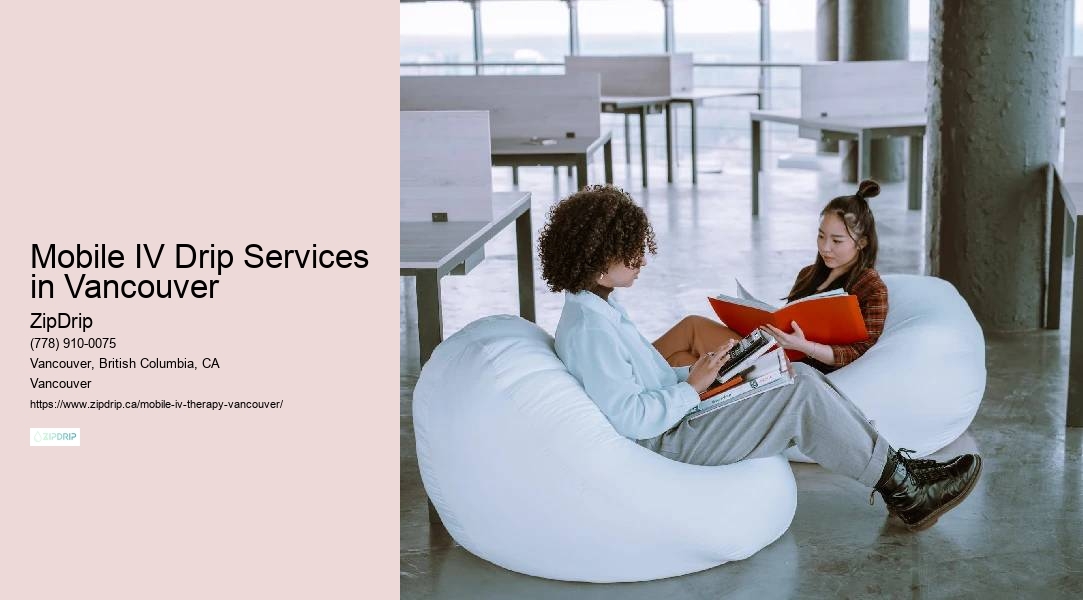 Mobile IV wellness solutions in Vancouver
