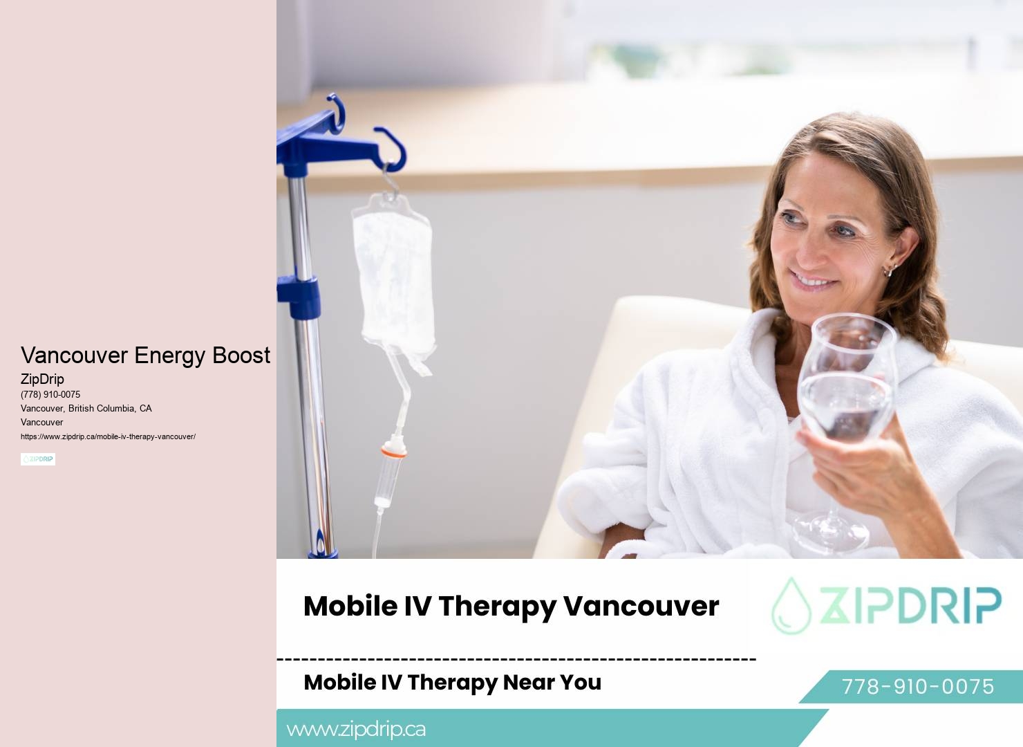 Hydration therapy Vancouver