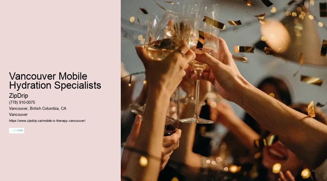 Vancouver IV hydration drip services