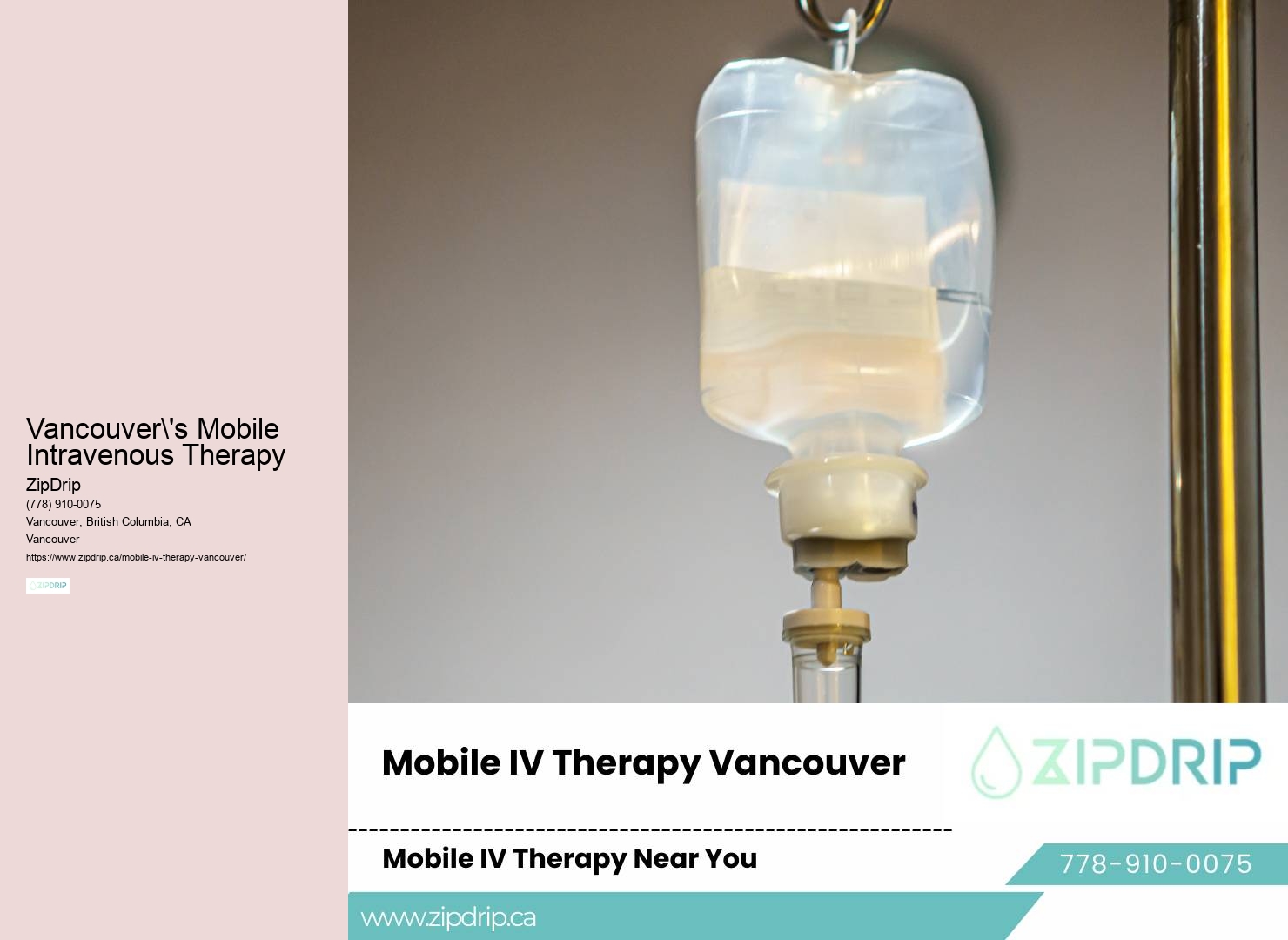 Vancouver IV Therapy for Recovery