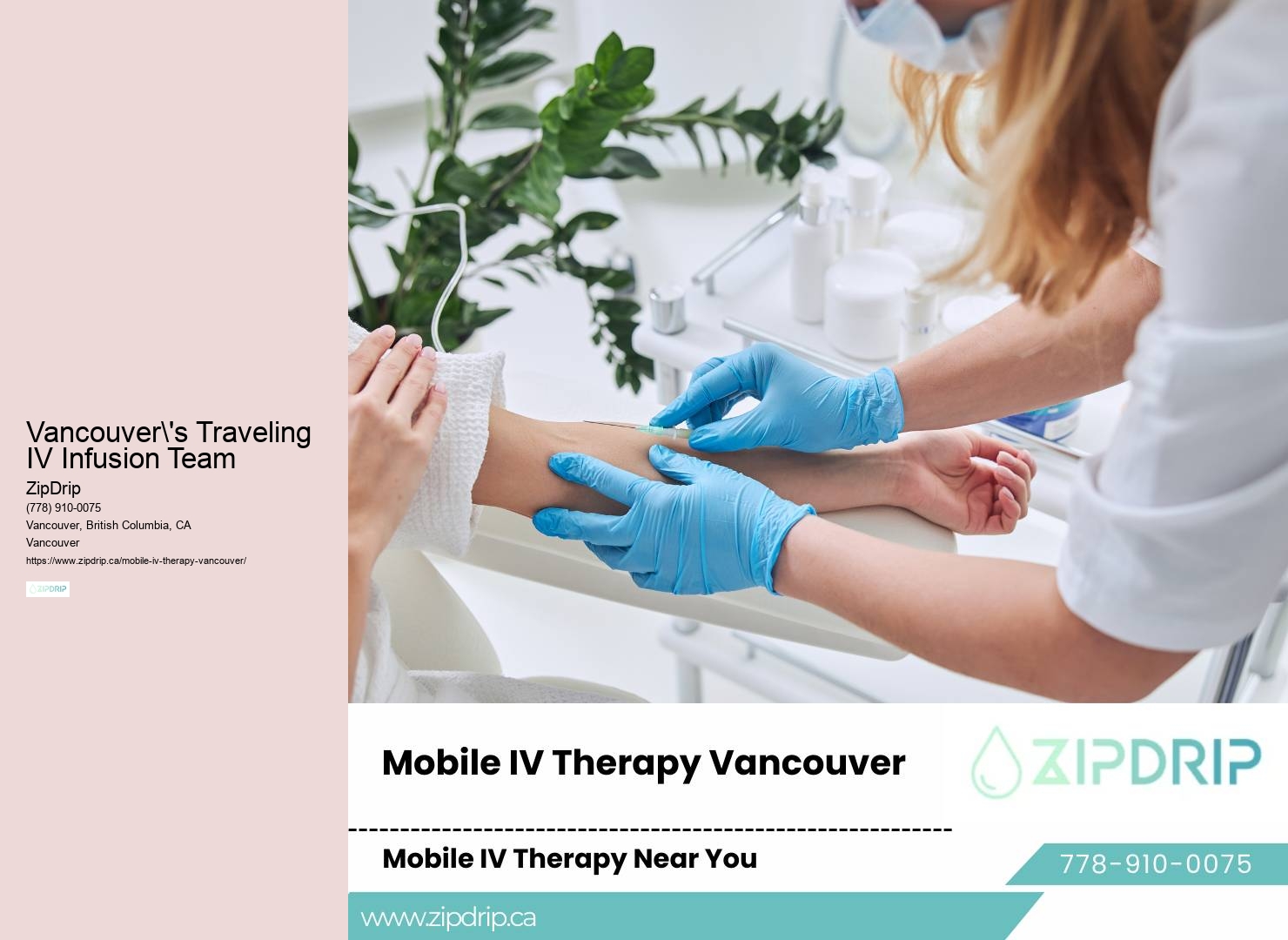Vancouver at-home IV hydration treatment
